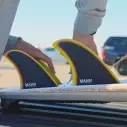 FIREWIRE Spun Honey 5 Fin Set Black/Yellow