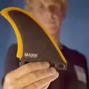 FIREWIRE Spun Honey 5 Fin Set Black/Yellow