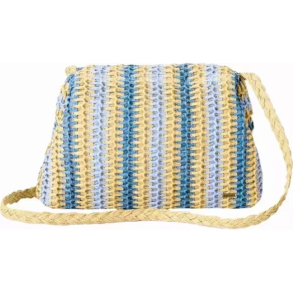 Rip Curl Häkeltasche Framed Clutch Blau/Natural