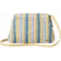 Pochette Rip Curl Crochet Framed Clutch Bleu/Naturel