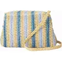 Rip Curl Häkeltasche Framed Clutch Blau/Natural