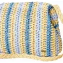 Bolso Rip Curl Crochet Framed Clutch Blue/Natural