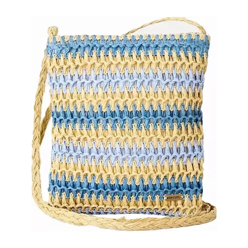 Pochette Rip Curl Crochet Framed Clutch Bleu/Naturel