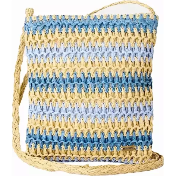 Bolso Rip Curl Crochet Framed Clutch Blue/Natural