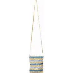 Bolso Rip Curl Crochet Framed Clutch Blue/Natural 2