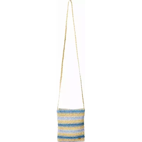 Pochette Rip Curl Crochet Framed Clutch Bleu/Naturel