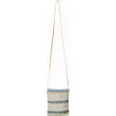 Bolso Rip Curl Crochet Framed Clutch Blue/Natural