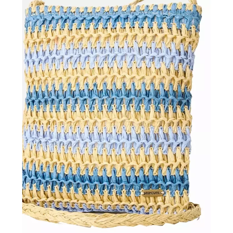 Pochette Rip Curl Crochet Framed Clutch Bleu/Naturel
