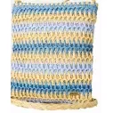 Rip Curl gehaakte clutch tas met frame Blauw/Natuurlijk