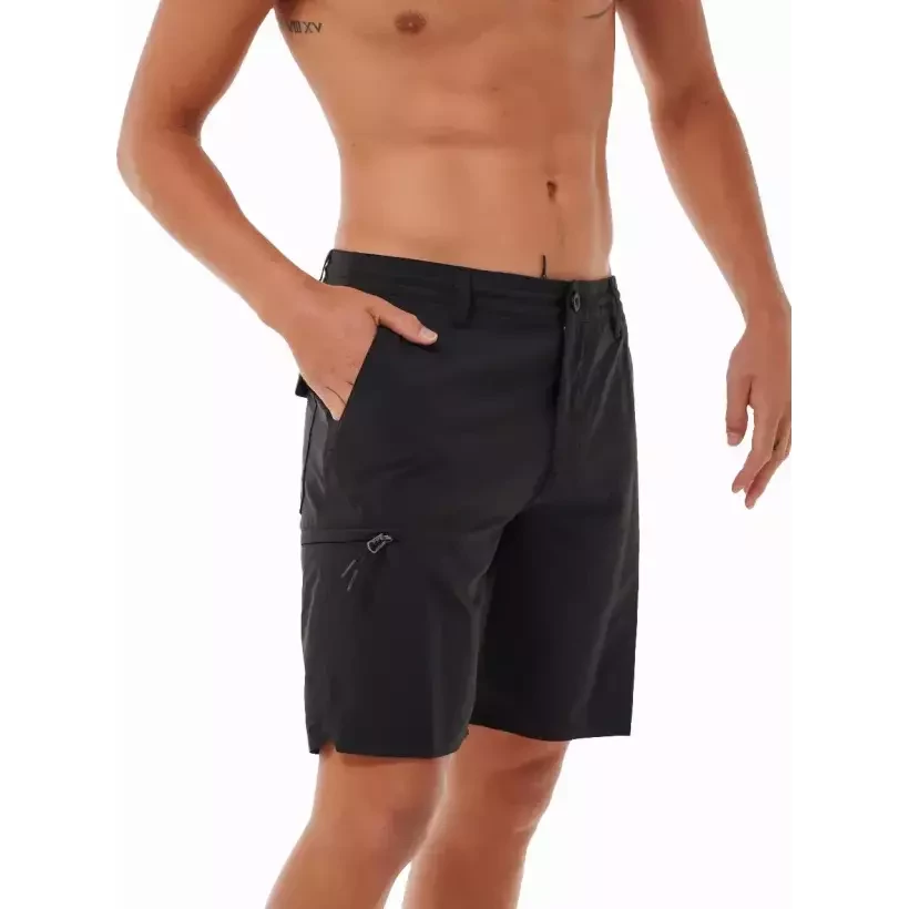 Pantalon corto Rip Curl Boardwalk Global Entry 19" Boardwalk Black