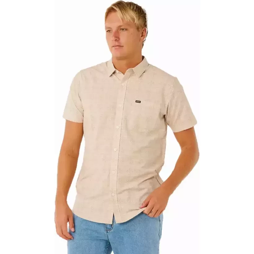 Camicia Rip Curl Sessions Aerotech Stone