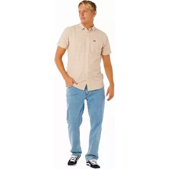 Rip Curl Hemd Sessions Aerotech Stone