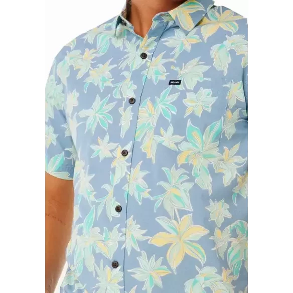 Rip Curl Sessions Hemd Verwaschenes Denim