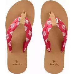 Teenslippers Rip Curl Freedom Plush Open Toe Rood