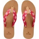 Rip Curl Freedom Plush Open-Toe Flip Flops Red