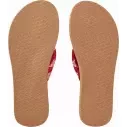 Claquettes Rip Curl Freedom Plush à bout ouvert rouge