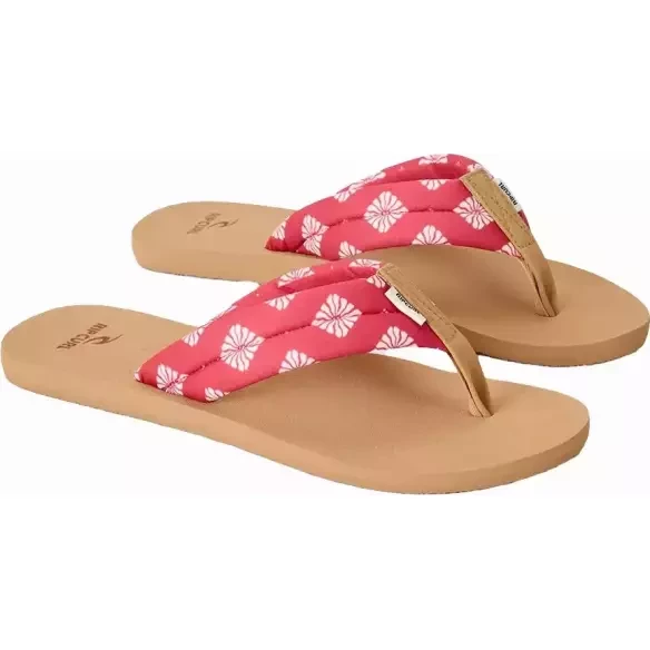 Chanclas Rip Curl Freedom Plush Open Toe Red