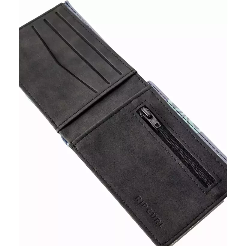 Portefeuille Rip Curl Sessions PU Slim Faded Denim