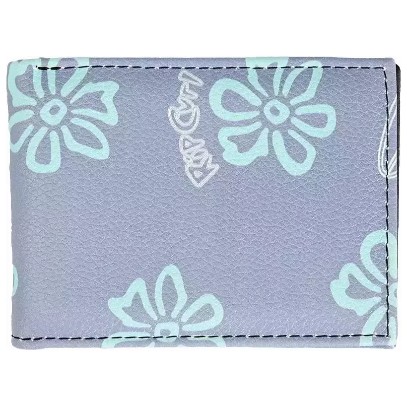 Rip Curl Sessions PU Slim Faded Denim Wallet