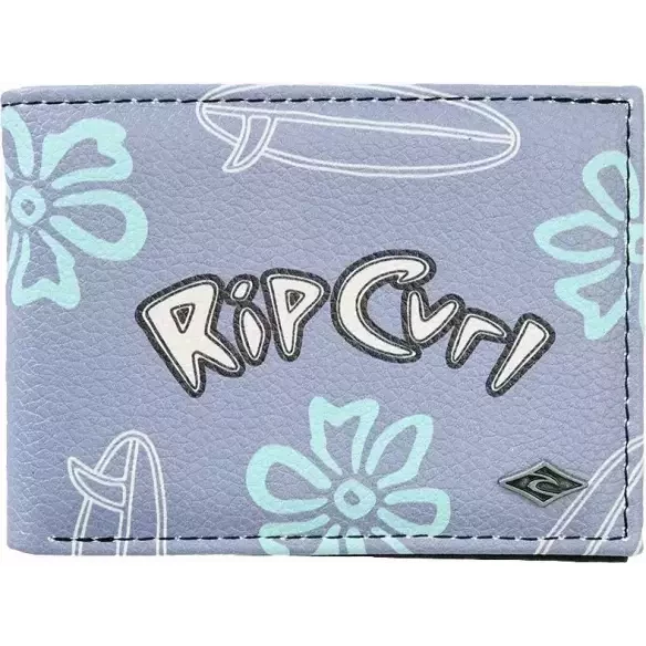 Carteira Rip Curl Sessions PU Slim Faded Denim