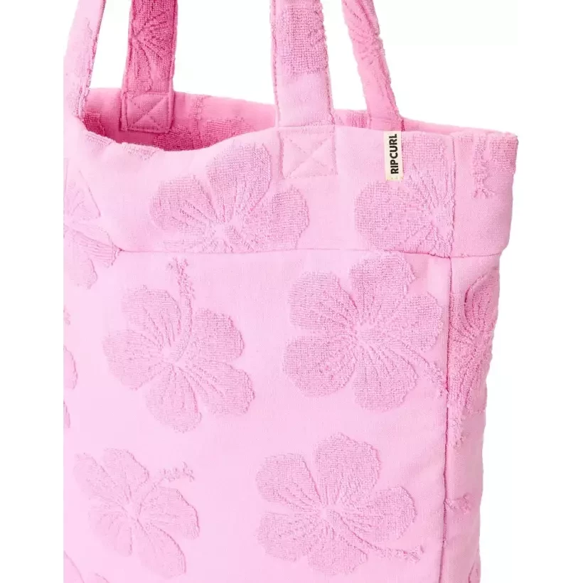 Tas Rip Curl Mixed Terry Tote Roze