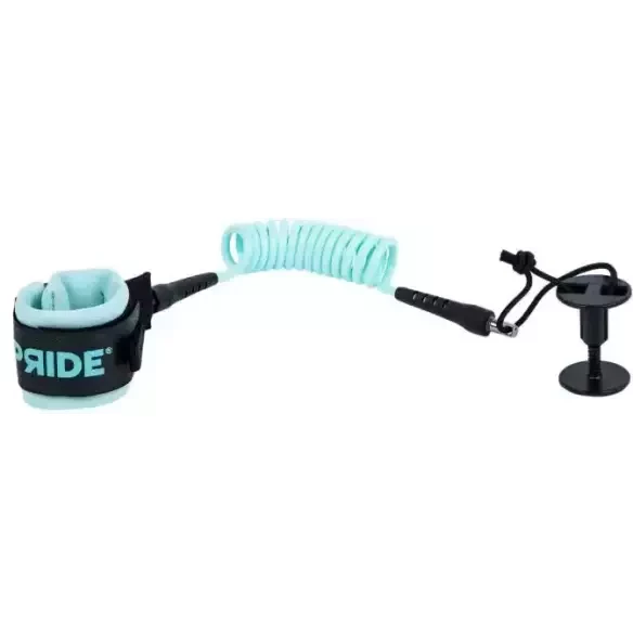 Pride standard wrist Bodyboard leash Turquoise