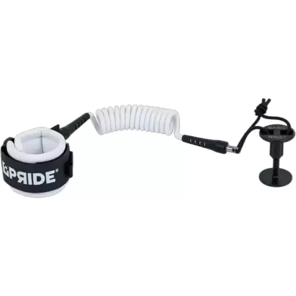 Leash de bodyboard Pride standard wrist White