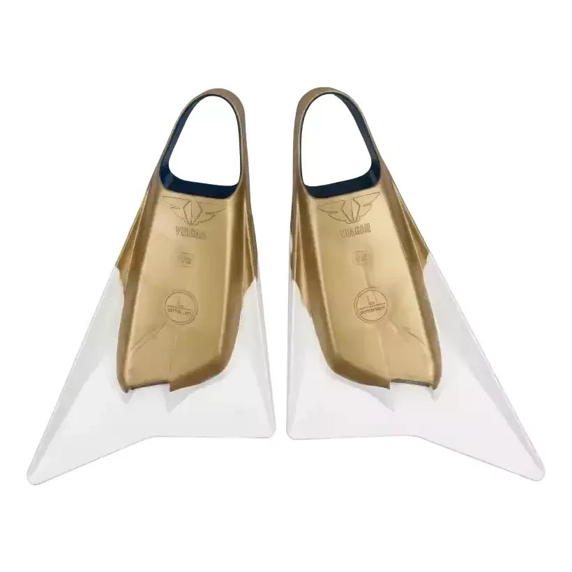 Pé de pato bodyboard Pride Vulcan V2 Gold/Midnight/White