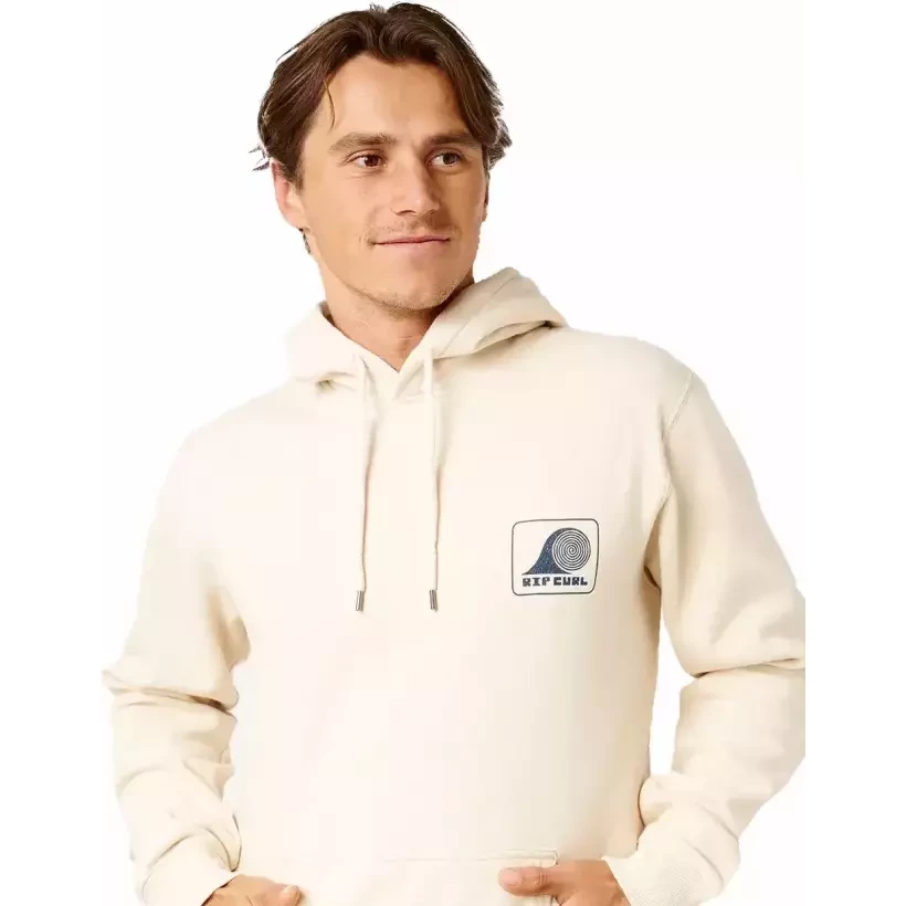Sweat à capuche Rip Curl Aots Hood Vintage White