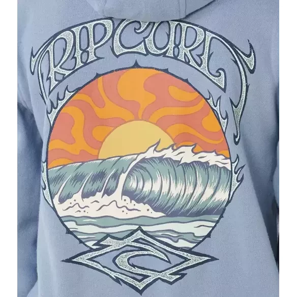 Sweat à capuche Rip Curl Hazey Days denim délavé