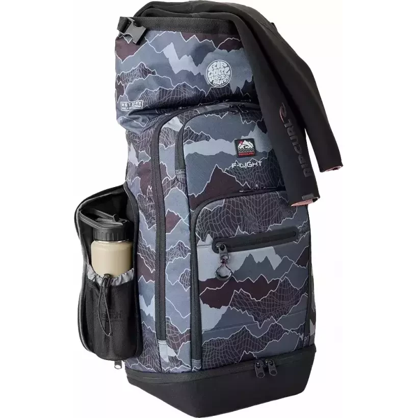 Rip Curl rugzak F-Light Surf 45L zwart/grijs