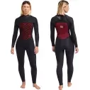 Roxy Swell Natural 4/3mm FZ Wetsuit Hibiscus Real