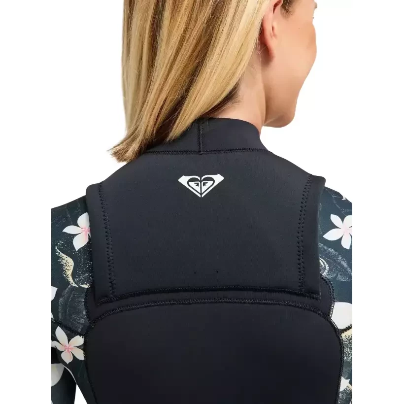 Muta in neoprene Roxy Swell Natural 4/3mm FZ Hibiscus Real