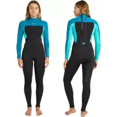 Neoprenanzug Roxy Prologue+ BZ GBS Damen 4/3 mm Baltic