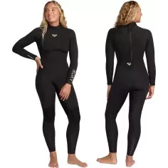 Neopreen Roxy Prologue+ BZ GBS Dames 4/3mm Zwart