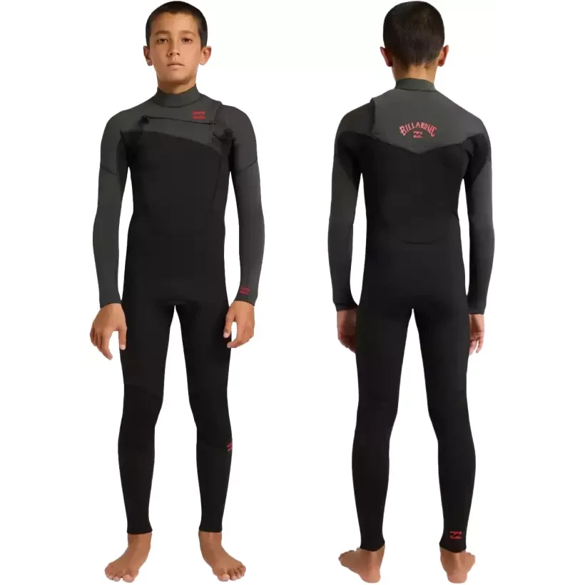 Billabong Absolute Core Boys 4/3mm CZ Tar Black Wetsuit