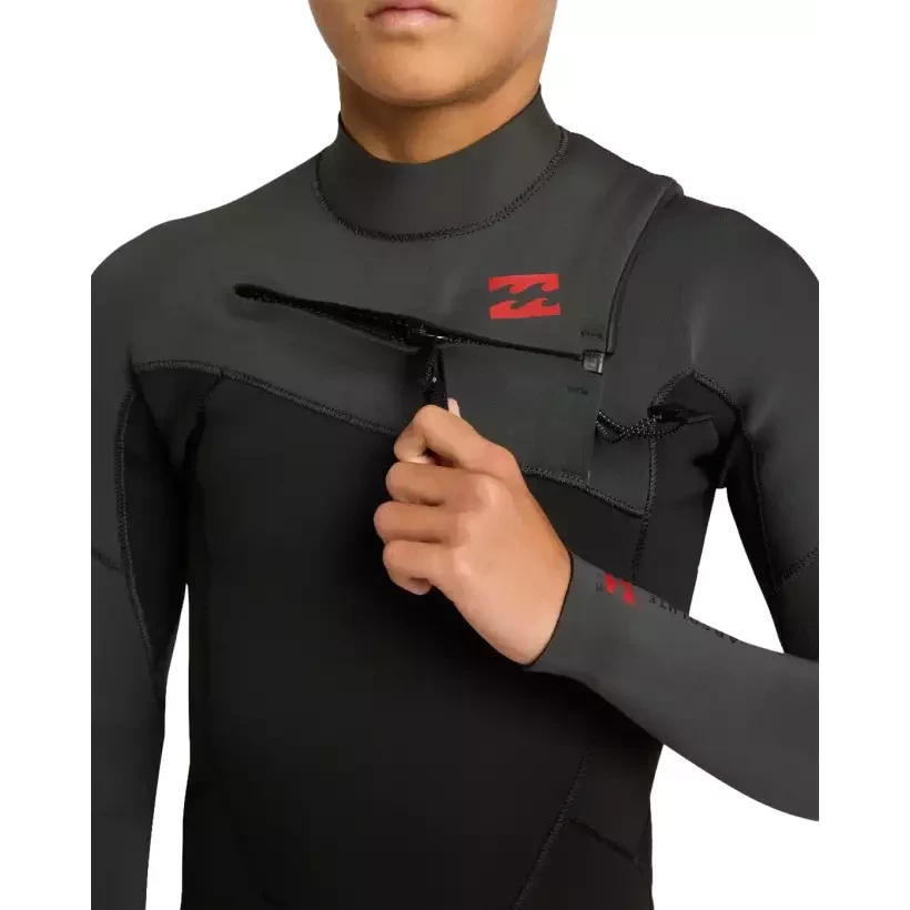 Billabong Absolute Core Boys Neoprenanzug 4/3mm CZ Tar Black