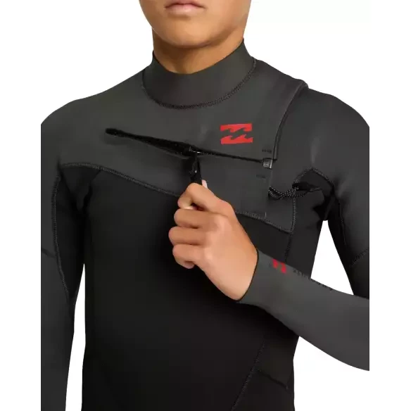 Muta in neoprene Billabong Absolute Core Boys 4/3mm CZ Tar Black