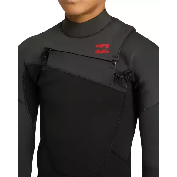 Billabong Absolute Core Boys 4/3mm CZ Tar Black Wetsuit