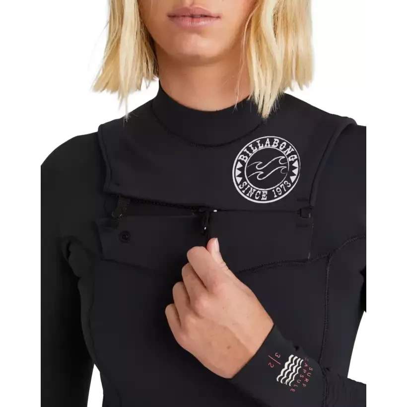 Fato de neoprene Billabong Salty Dayz Natural 4/3mm Black