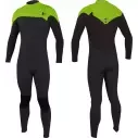 Muta in Neoprene O´Neill Hyperfreak Comp 4/3mm Temperedsteel/Dayglo