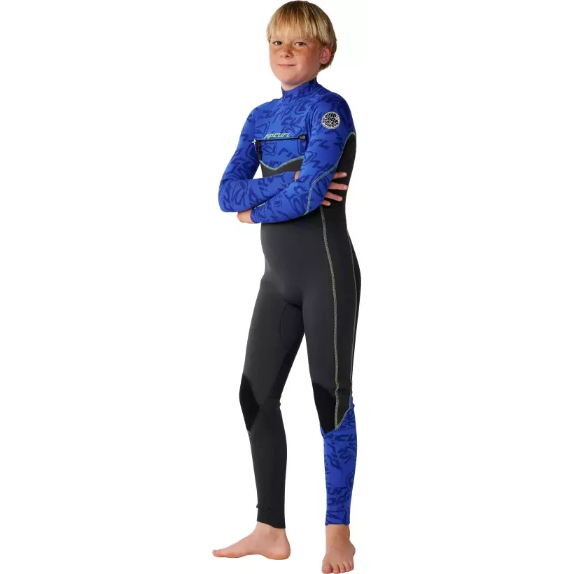 Muta Rip Curl Dawn Patrol 4/3mm Junior CZ Black/Blue