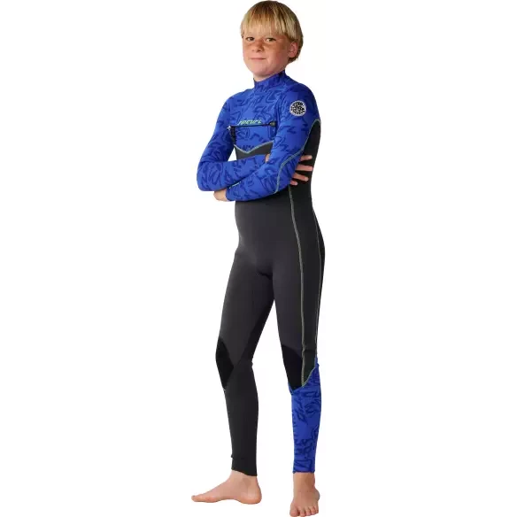 Traje Rip Curl Dawn Patrol 4/3mm Junior CZ Black/Blue