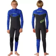 Combinaison Rip Curl Dawn Patrol 4/3 mm Junior CZ Noir/Bleu