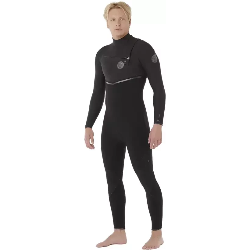 Fato de Neoprene Rip Curl E-Bomb 4/3mm Chest-Zip Black