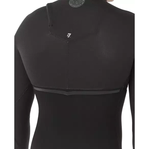Rip Curl E-Bomb 4/3mm Chest-Zip Black Wetsuit