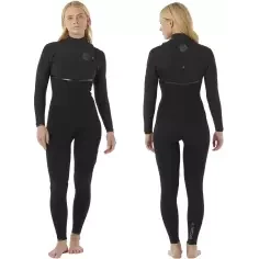 Traje de Neopreno Rip Curl E-Bomb Womens Zip-Free 4/3mm Black