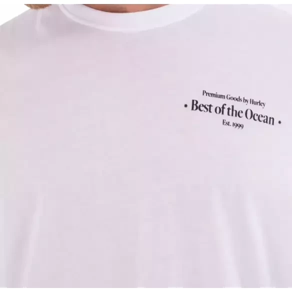 T-shirt Hurley Printing Press Biriri bianca