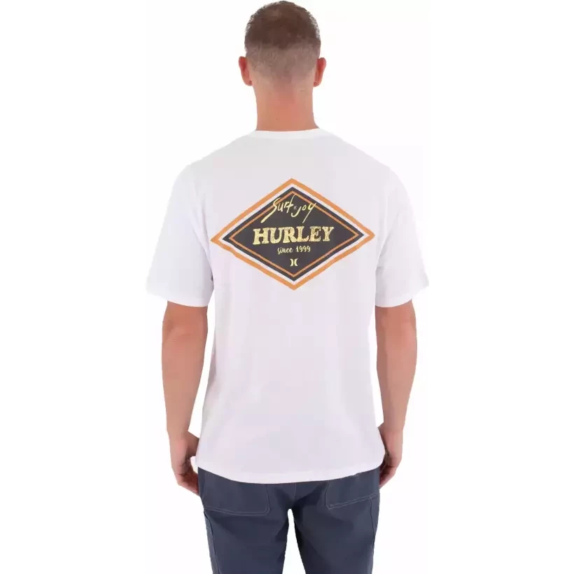 Hurley Printing Press Samp White T-Shirt