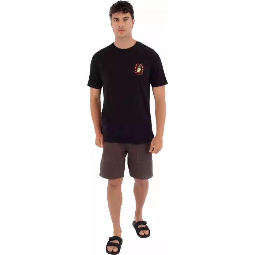 Hurley T-shirt Printing Press Berjim Zwart